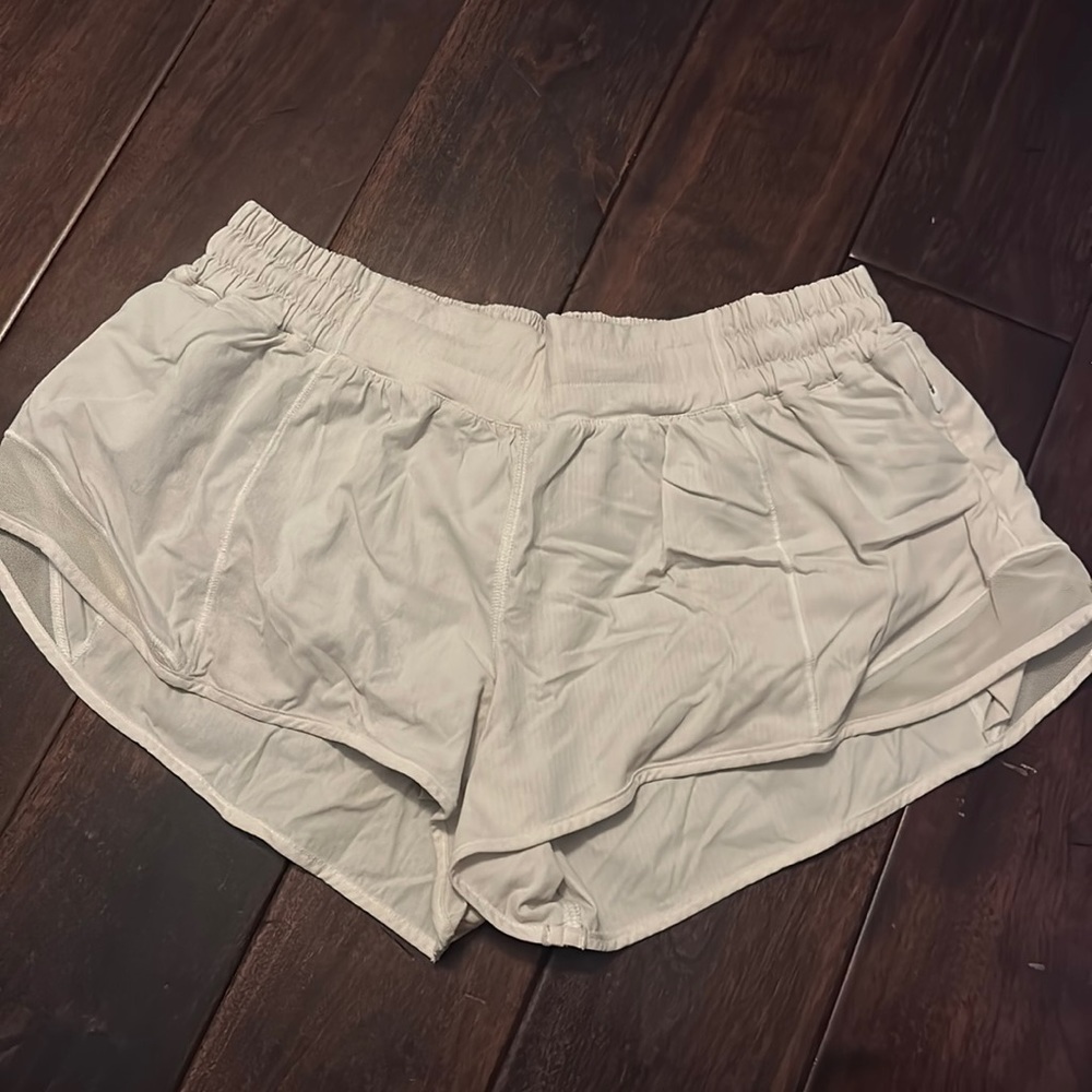 White Hottie Hot Shorts 2.5”